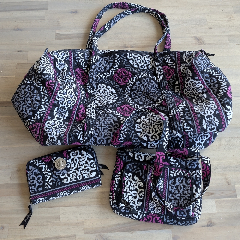 Vera Bradley Set - Duffle‎ Bag, Crossbody Bag, Wallet